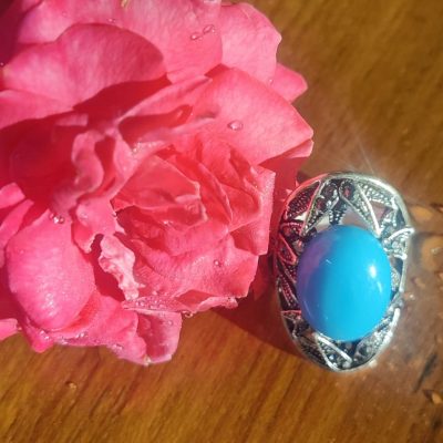 AKS Blue Stone Ring