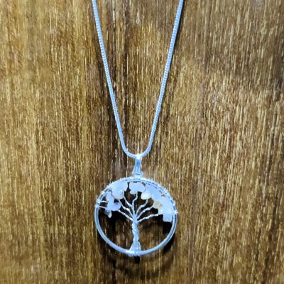 Silver look Chain with pendant